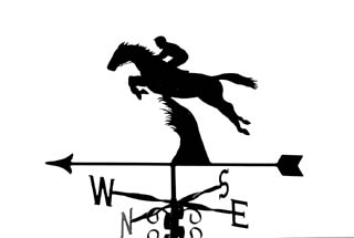 Race Horse weathervane